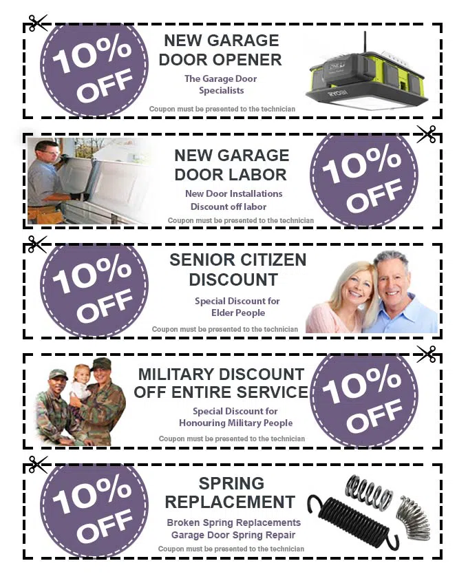 Community Garage Door Service Jacksonville, FL 904-602-6877 - couponSet26-five